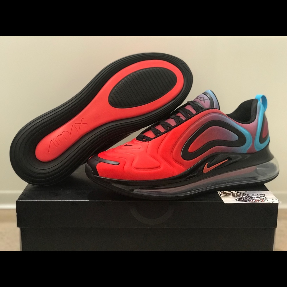 NEW Nike Air Max 720 Red Blue Vapormax 270 Mens - Picture 3 of 8